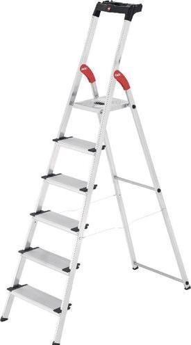 Image du produit Hailo Escabeau XXL Easyclix Argent 6 marches 510 mm x 1900 mm (Escabeau, 190 cm)