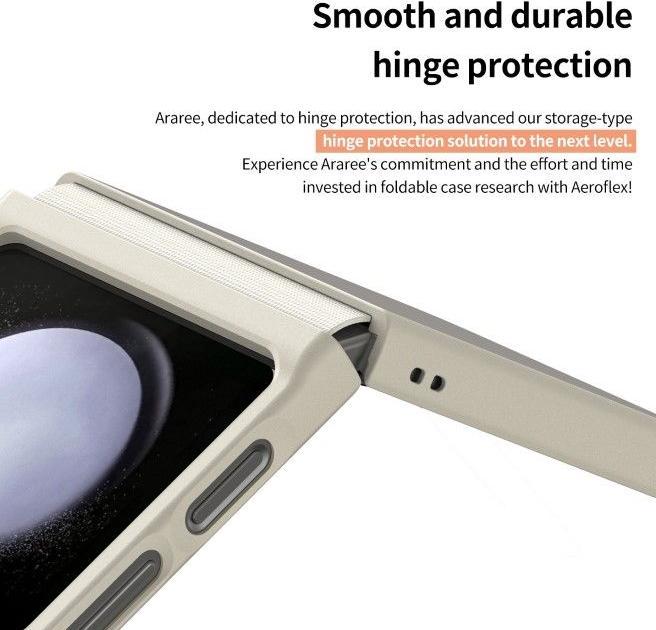 Produktbild Araree etui Aero Flex Sam Z Flip6 kremowy/cream AR20-02021B (Samsung Galaxy Z Flip6)