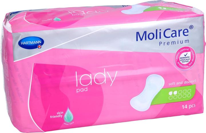 Produktbild MoliCare Lady Pad 2 Inkontinenz Einlage (14 x, M)