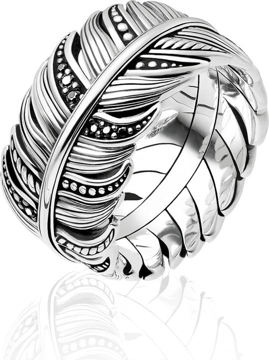 Produktbild Thomas Sabo Ring Feder Pavé (58, 925 Silber)
