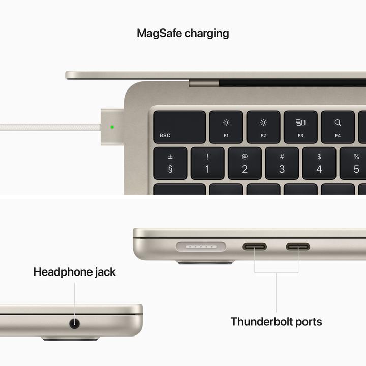 Image du produit Apple MacBook Air – 2022 (13.60", M2, 16 Go, 256 Go, CH)