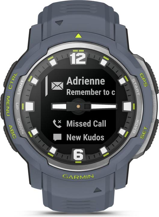Image du produit Garmin Instinct Crossover bleu granite, WW (45 mm)