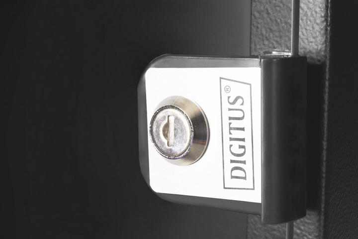 Produktbild Digitus 10" 12HE Wandgehäuse, SOHO PRO 591 x 316 x 298 mm, schwarz (12 HE, 10 Zoll Rack)
