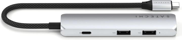 Image du produit Satechi Hub multiport Slim 4 Argent (USB-C, 4 Ports)