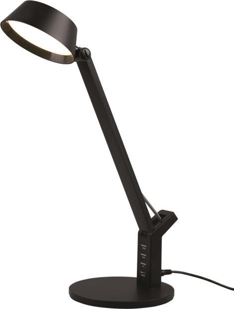 Actual product image Trio Lights LED table lamp Ava 523090131, plastic black matt, incl. 5 Watt LED (600 lm)