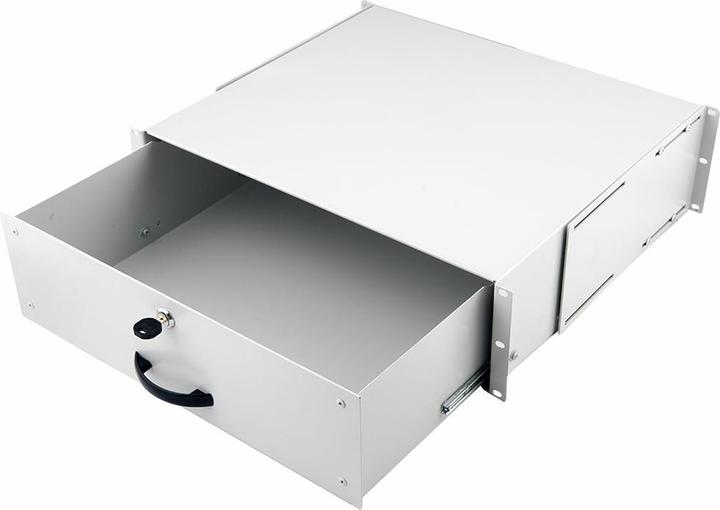 Produktbild equip Schublade für Serverschränke 3U, abschliessbar gr