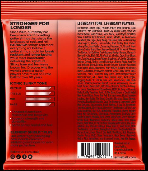 Produktbild Ernie Ball Slinky Paradigm (6 x, E-Gitarre, 0.05")