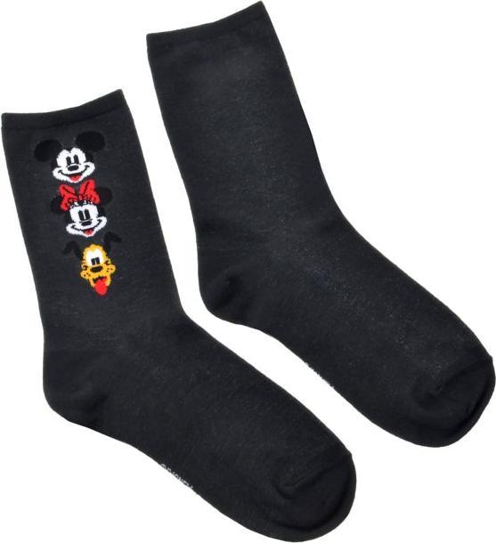 Image du produit Disney Mickey, Minnie, Pluto Socken Triple Face Grau 36-39 (36 - 39)