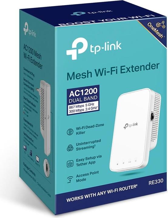 Produktbild TP-Link RE330 (867 Mbit/s, 300 Mbit/s)