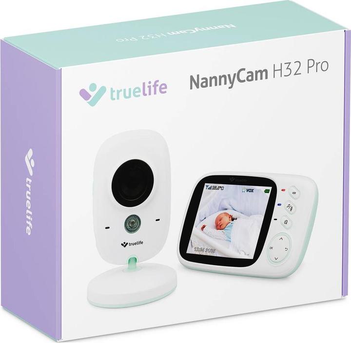 Produktbild Truelife Video-Haken H32 PRO TLVMMNCH32PWB (Babyphone mit Kamera, 300 m)