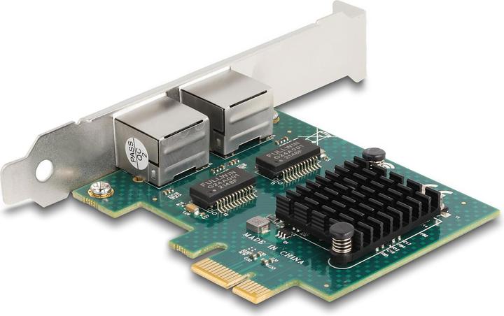 Produktbild Delock PCI Express x1 Karte zu 2 x RJ45 Gigabit LAN BCM (PCI-E x1)