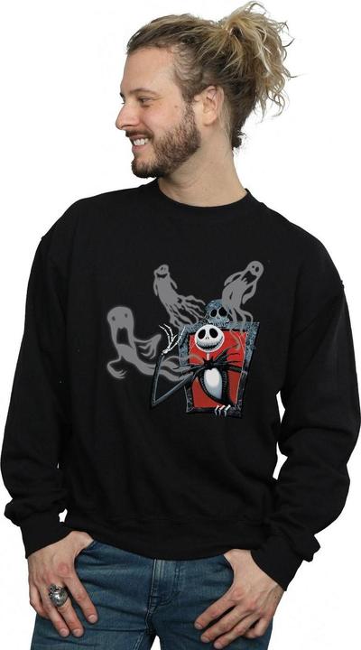 Actual product image Disney Mens Nightmare Before Christmas Ghosts Of Jack Sweatshirt (S)