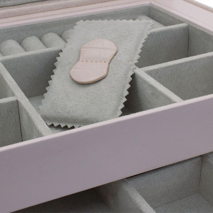 Produktbild Friedrich Modern antique pink jewelry box with crocodile pattern Caiman 20136-4