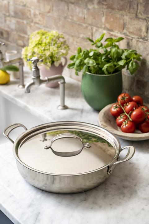 Actual product image Tefal Jamie Oliver Cook's Classic (30 cm, Frying pan, Stainless steel)