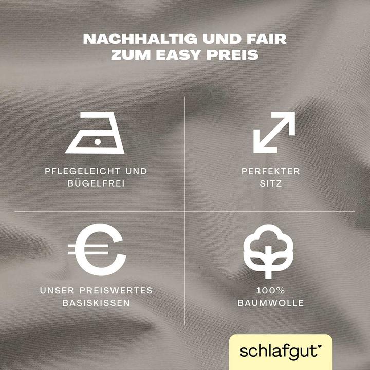 Immagine prodotto schlafgut Easy Jersey (Copripiumino, 40 x 80 cm)