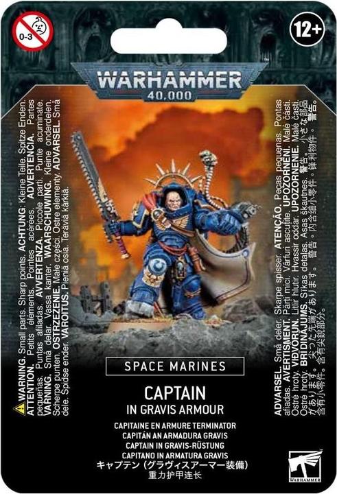 Games Workshop Capitano in armatura Gravis (Materiale sintetico)