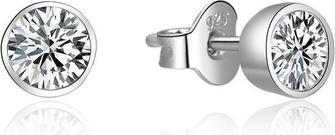 Produktbild Beneto Silver earrings with crystal AGUP1962 (L)