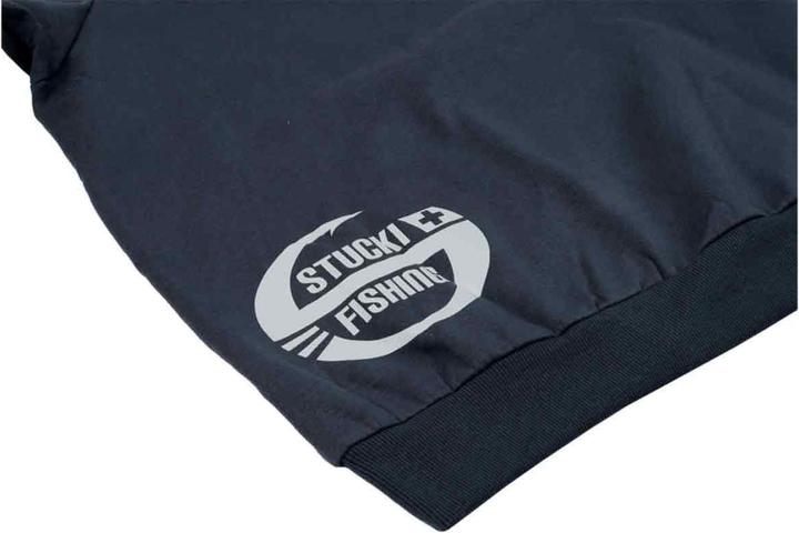Produktbild Stucki Fishing Because Fanatics Hoodie Blau (XL)