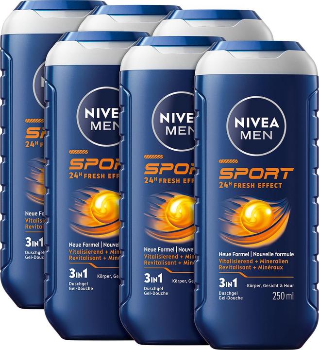 Actual product image NIVEA Multipack Pflegedusche Sport (6 Stück)