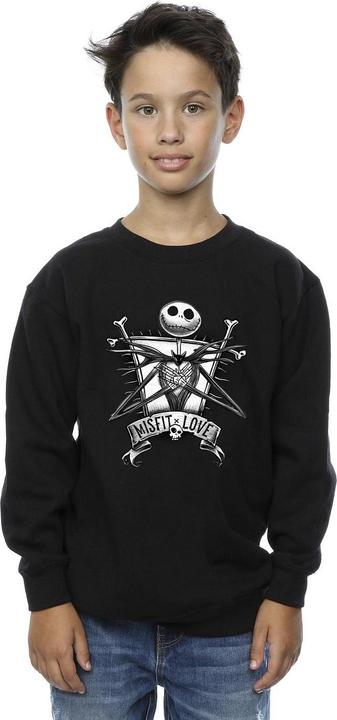 Actual product image Disney Boys The Nightmare Before Christmas Misfits Love Sweatshirt (140, 146)