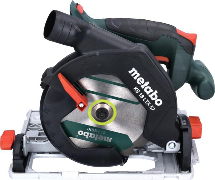 Produktbild Metabo KS 18 LTX 57 Akku Handkreissäge 18 V 165 x 20 mm ( 601857840 ) + 2x 10,0 Ah Akku + Ladegerät