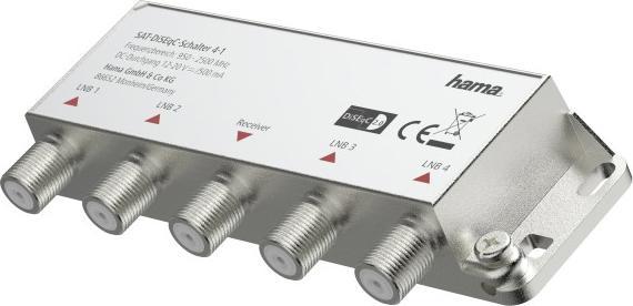 Produktbild Hama SAT-DiSEqC-Schalter 4-1 (DiSEqC)
