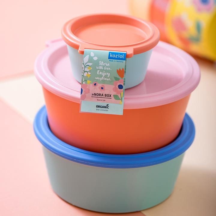 Productafbeelding Koziol Schaal Nora Box 18,8 cm, 1 stuk, Sweet Green/Strong Blue (18.80 cm, 1.30 l, 1 x)