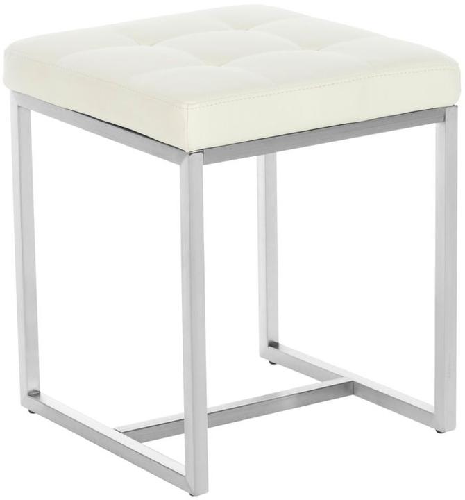 Produktbild Swisshandel24 2er Set Sitzhocker Barci, creme