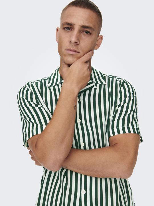 Actual product image Only & Sons Striped short sleeve shirt (XL)