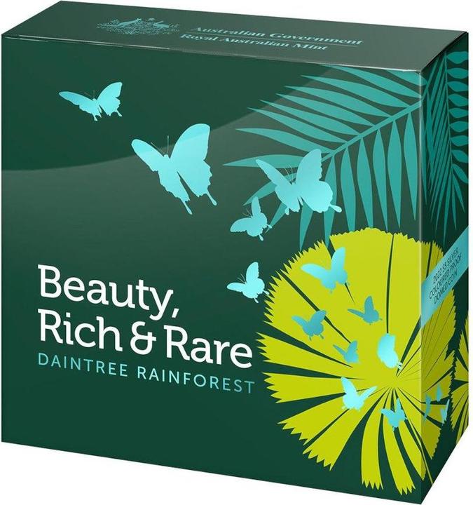 Immagine prodotto Royal Australian Mint Silber Daintree Rainforest 1 oz PP - gewölbte Prägung (999, 2022)