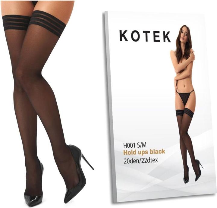 Produktbild Kotek KO H001 hold ups black 20den S/M (S/M)