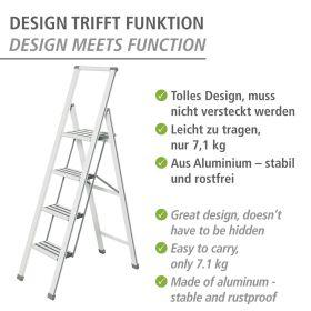 Actual product image Wenko Household ladder (Stile, 44 cm)