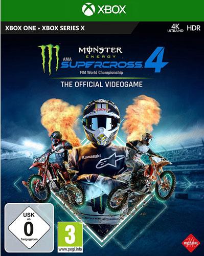 Actual product image Milestone Monster Energy Supercross The Official Videogame 4 (Xbox Series X, Xbox One X, Multilingual)