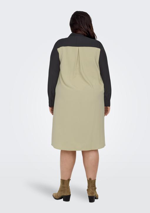 Image du produit Only Robe chemisier curvy couleur contrastée (54)