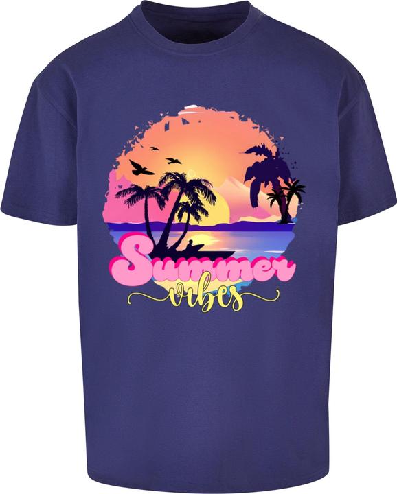 Produktbild Merchcode Summer Vibes Sunset Heavy Oversized Tee - 117175 (M)