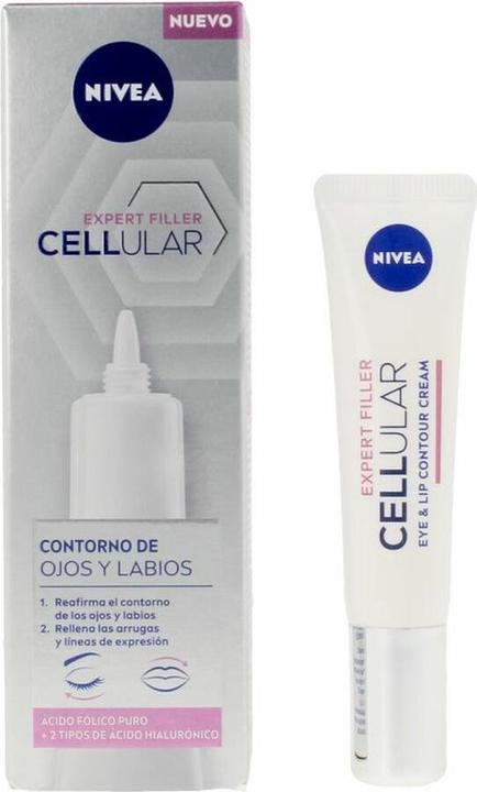 NIVEA Cellular Filler Contorno Ojos y Rellenador Labios 15ml (15 ml)