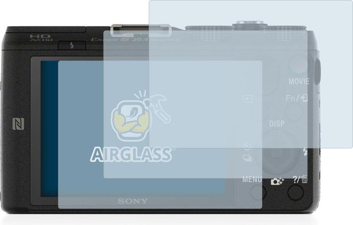 Produktbild BROTECT AirGlass Panzerglasfolie (Displayschutz, DSC-HX60V)