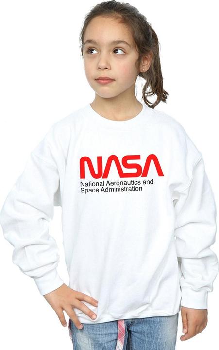 Actual product image Nasa Girls Aeronautics And Space Sweatshirt (152, 158)