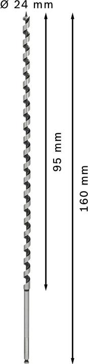 Produktbild Bosch Professional Zubehör PRO Wood Holzschlangenbohrer, 12 x 470 x 600 mm (7.9 mm)