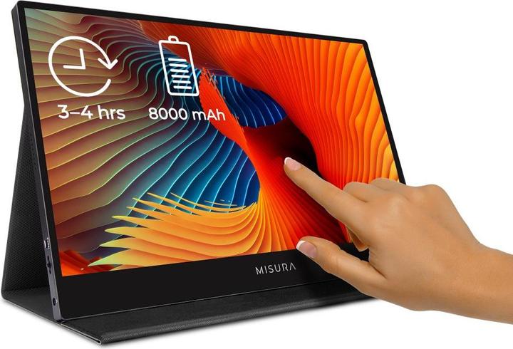 Produktbild Misura 16" M16TB Tragbarer LCD -Touch-Monitor - mit integriertem Akku (1920 x 1080 Pixel, 16")