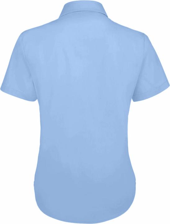 Actual product image Kustom Kit Short Sleeve Waisted Poplin Blouse (52)