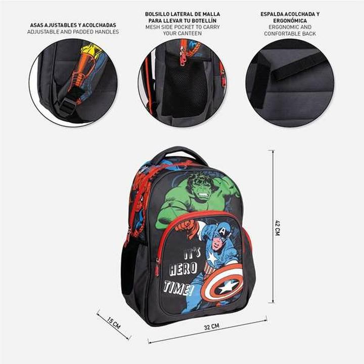 Produktbild Schulrucksack The Avengers Schwarz 32 x 15 x 42 cm