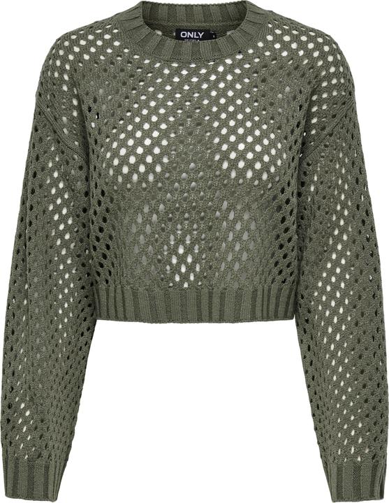 Image du produit Only Coupe normale Col rond Épaule basse Pull-over Haut tricoté (M)