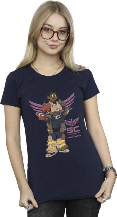 Actual product image Disney Womens/Ladies Lightyear Izzy Star Command Cotton T-Shirt (S)