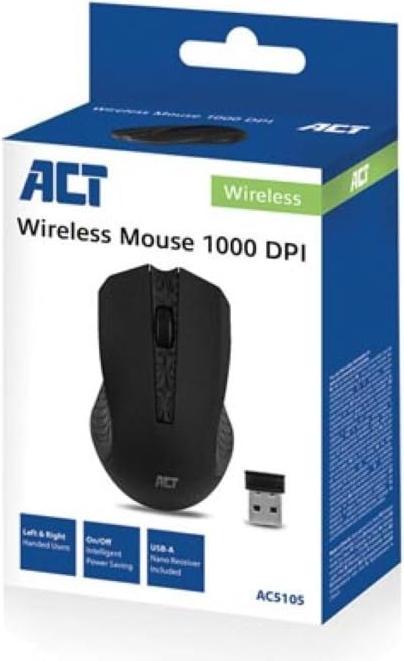 Produktbild AC5105 Maus Beidhändig RF Wireless Optisch 1000 DPI (Kabellos)