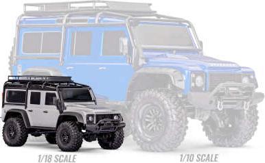 Image du produit Traxxas TRX-4M LR Defender Electric Crawler 4WD 1:18 RTR Vert (RTR Prêt à fonctionner)