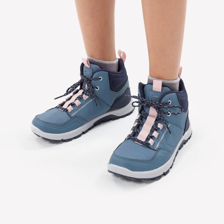 Immagine prodotto Quechua Scarpe da trekking per bambini taglia 35-38 mezza altezza - NH500 blu (38)
