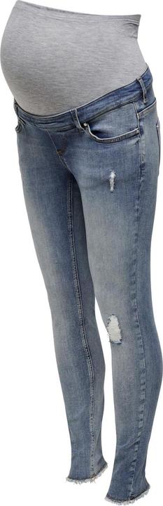 Actual product image Only Maternity OLMBlush Mid Ankle Raw Skinny Fit Jeans (32)