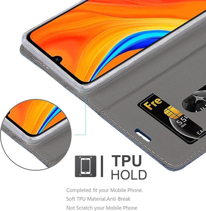 Image du produit Cadorabo Couverture look jeans Book (Huawei Y6s)