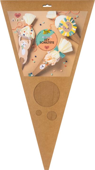 Folia Schultüten-Bastelset Safari School (73.50 cm, 1 x)